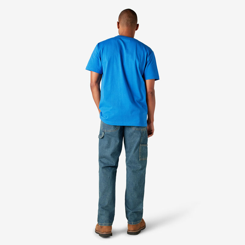 Dickies Heavyweight Short Sleeve Pocket T-Shirt Royal Blue ID-ODGe1uNo