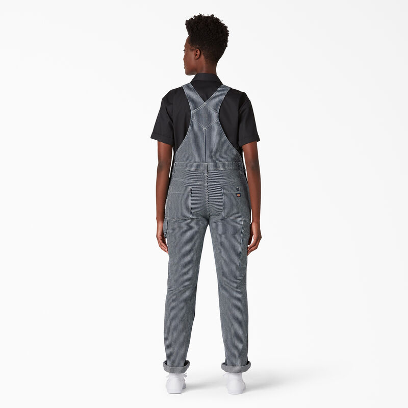 Dickies Hickory Stripe Double Knee Bib Overalls Rinsed Hickory Stripe ID-OOTNJnWq