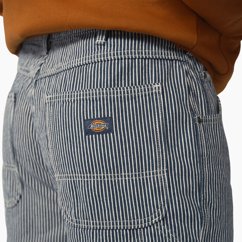 Dickies Hickory Stripe Relaxed Fit Carpenter Shorts, 11