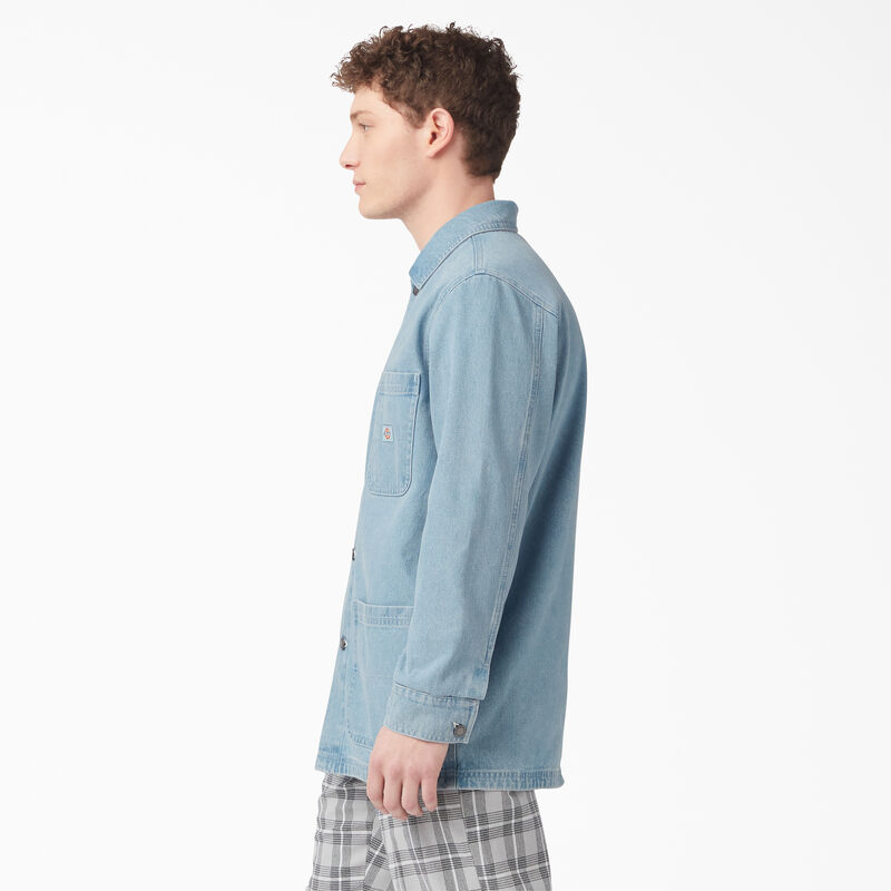 Dickies Denim Chore Coat Light Denim ID-OSiZ5OeN