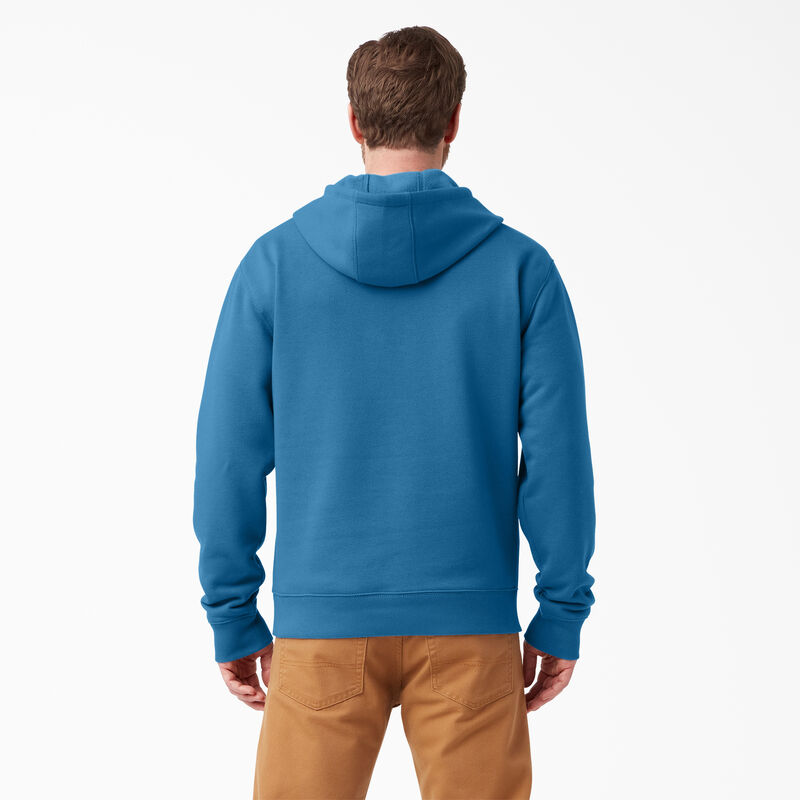 Dickies Water Repellent Tri-Color Logo Hoodie Vallarta Blue ID-OUjVcW7k