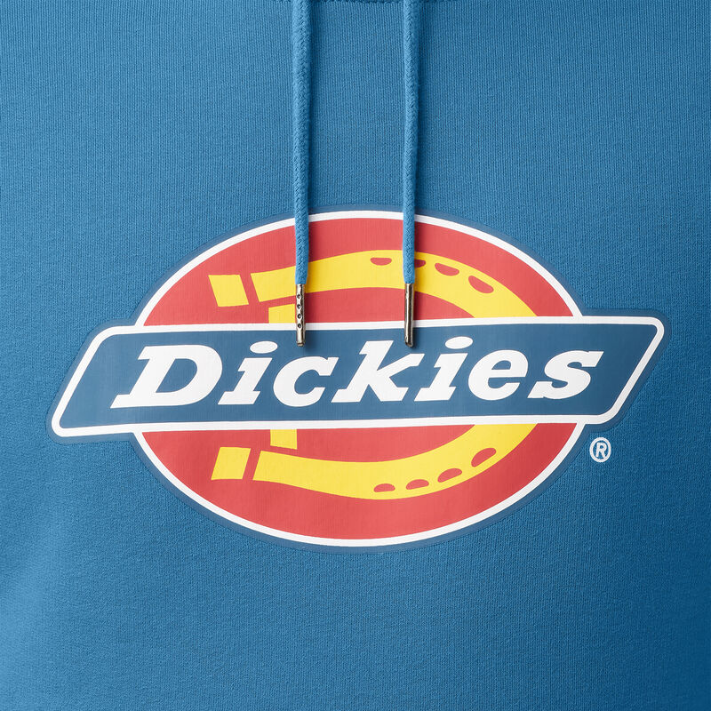Dickies Water Repellent Tri-Color Logo Hoodie Vallarta Blue ID-OUjVcW7k