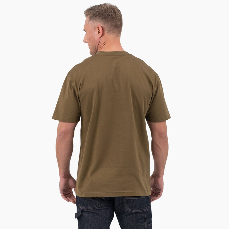 Dickies Short Sleeve Wordmark Graphic T-Shirt Dark Olive ID-Omwrp85G