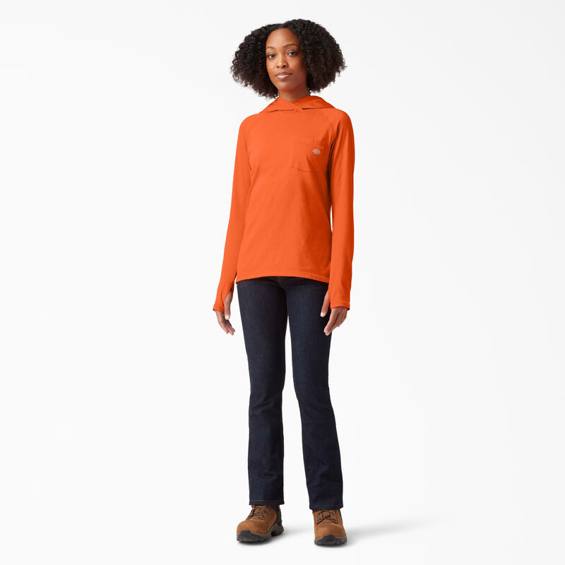 Dickies Cooling Performance Sun Shirt Bright Orange ID-OowfTiHm