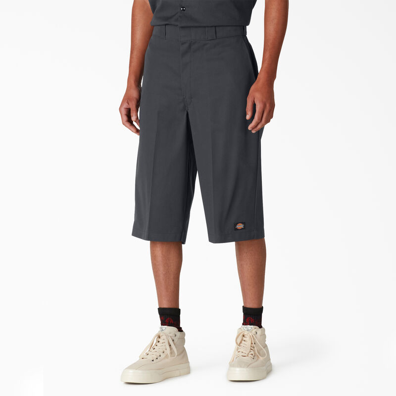 Dickies Loose Fit Multi-Use Pocket Work Shorts, 15" Charcoal Gray ID-OqLUnkbE