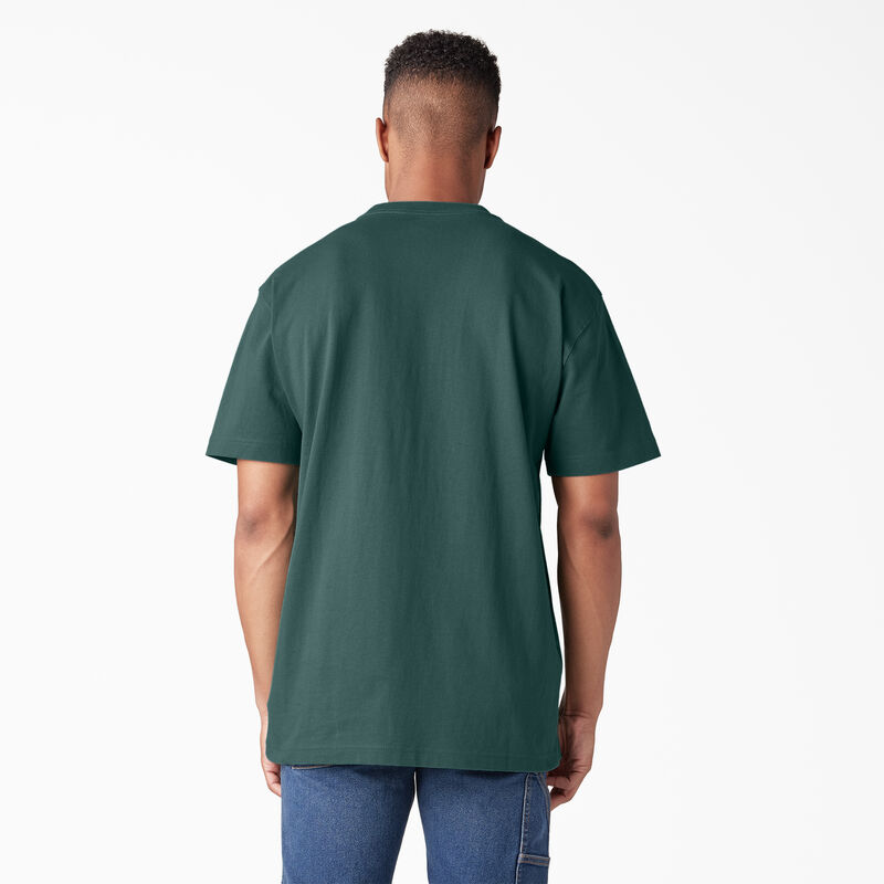 Dickies Short Sleeve Heavyweight Logo T-Shirt Mallard Green ID-OrmOOO6D