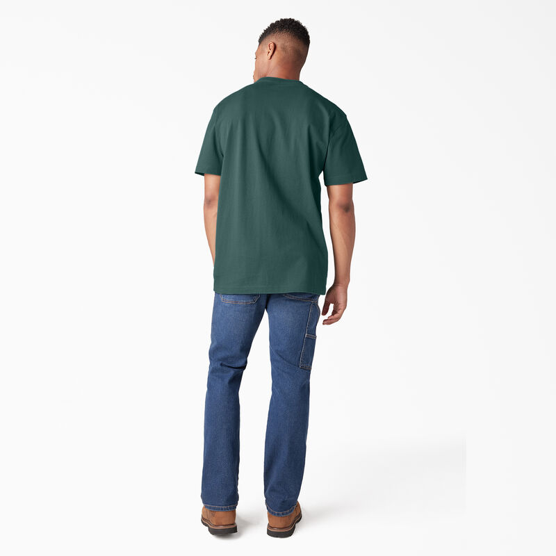 Dickies Short Sleeve Heavyweight Logo T-Shirt Mallard Green ID-OrmOOO6D