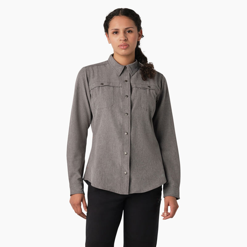 Dickies Cooling Roll-Tab Work Shirt Graphite Gray ID-OubkPF7g