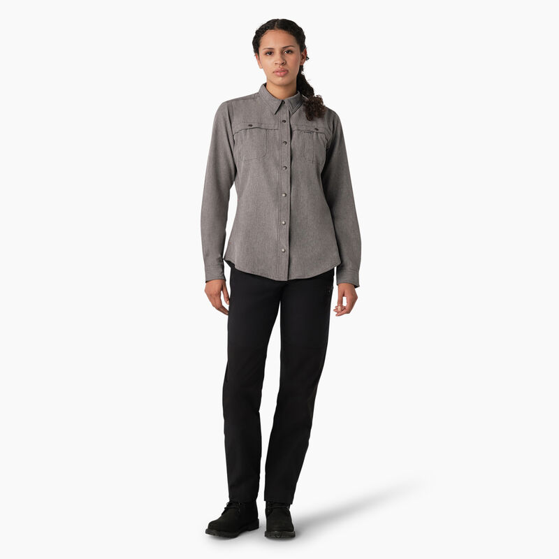 Dickies Cooling Roll-Tab Work Shirt Graphite Gray ID-OubkPF7g