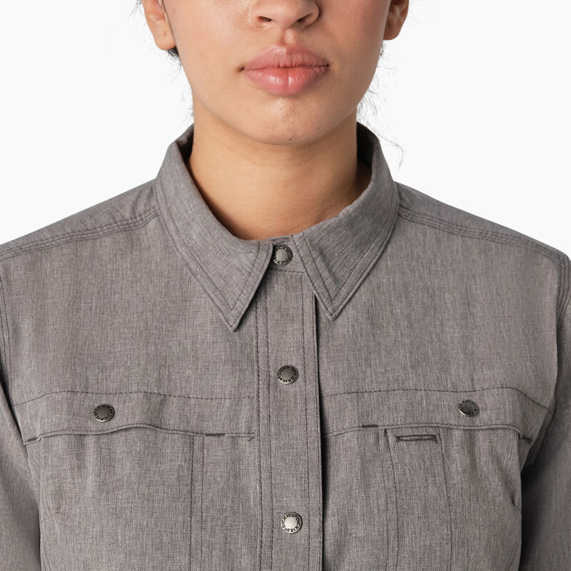 Dickies Cooling Roll-Tab Work Shirt Graphite Gray ID-OubkPF7g