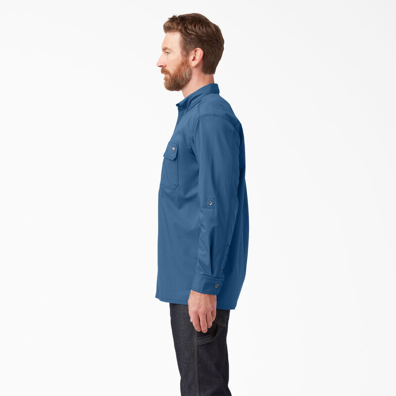 Dickies DuraTech Ranger Ripstop Shirt Dark Denim ID-PMA2ESEA