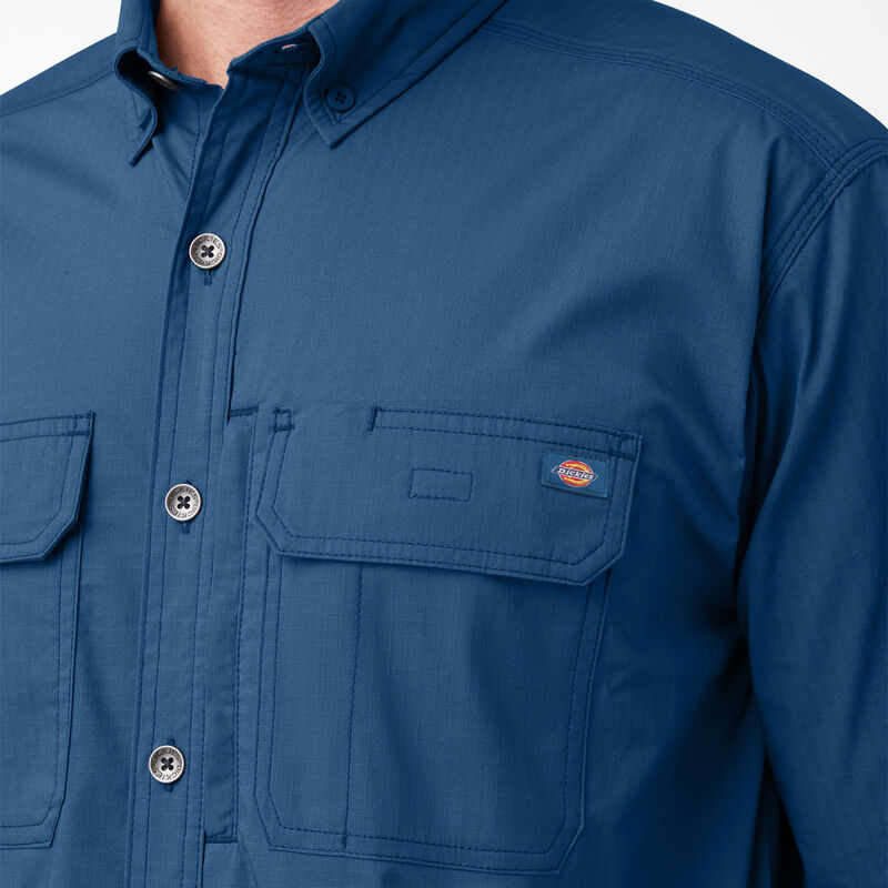 Dickies DuraTech Ranger Ripstop Shirt Dark Denim ID-PMA2ESEA