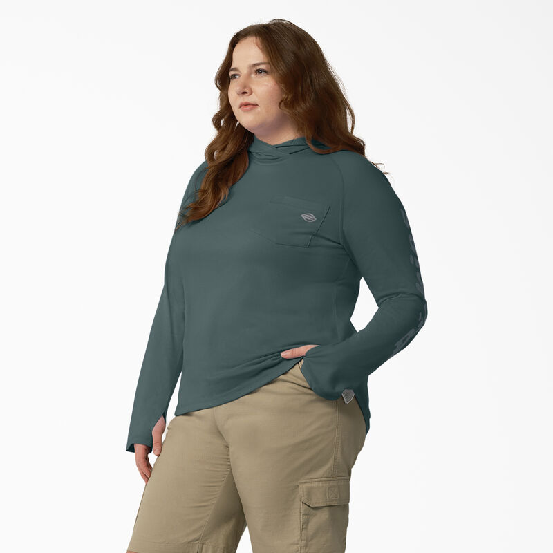Dickies Plus Cooling Performance Sun Shirt Lincoln Green ID-PMqo6MFt