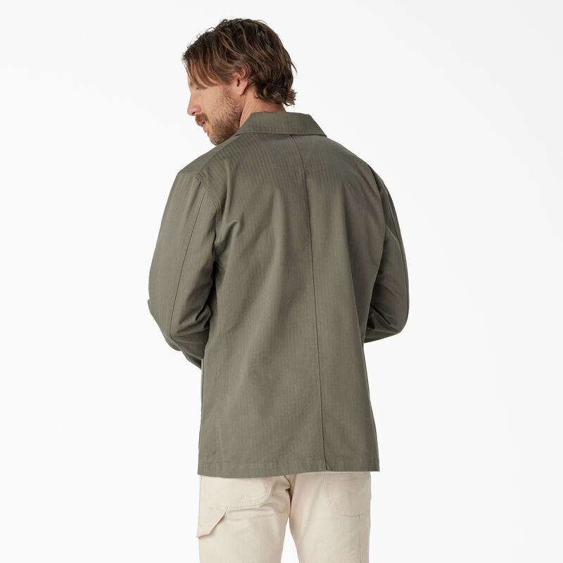 Dickies 1922 Herringbone Jacket Rinsed Dusty Olive ID-PNH412Rb