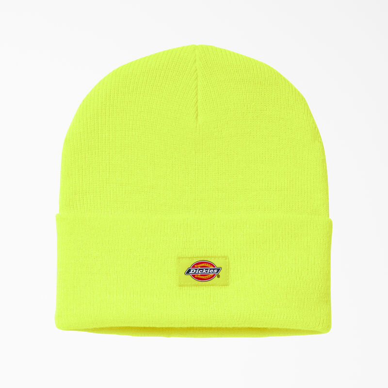 Dickies Cuffed Knit Beanie Neon Yellow ID-Pbs4wDkV