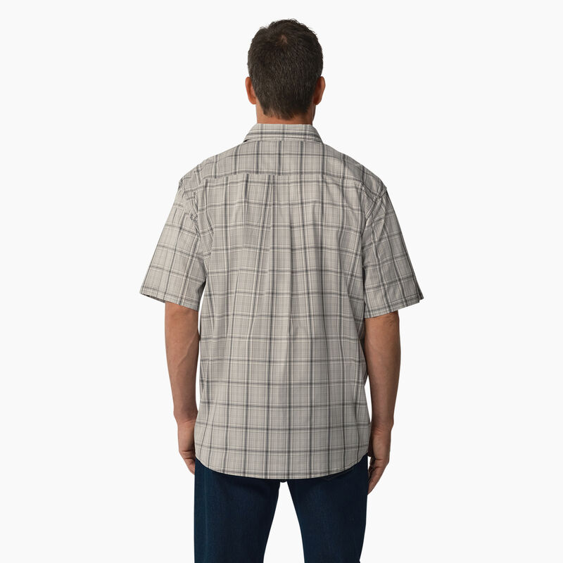 Dickies Short Sleeve Woven Shirt Smoke Backland Prairie Plaid ID-PcwWldj8