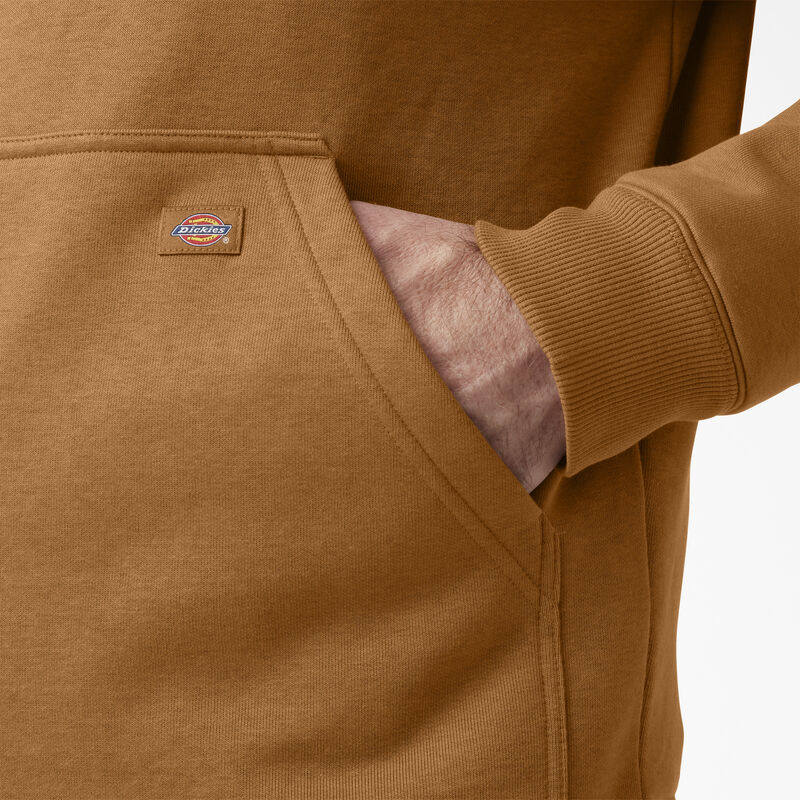 Dickies Water Repellent Logo Sleeve Hoodie Brown Duck ID-Pdw8ogNM