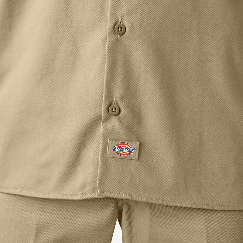 Dickies Short Sleeve Work Shirt Khaki ID-PgoAo8fo