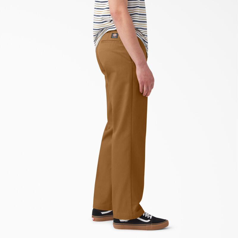 Dickies Skateboarding Regular Fit Twill Pants Brown Duck ID-PleMwsPj