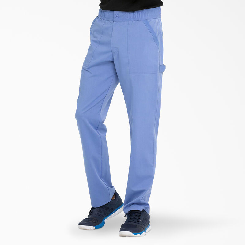 Dickies Men's Balance Zip Fly Scrub Pants Ceil Blue ID-Pyw4XAKR