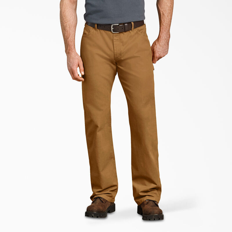 Dickies Relaxed Fit Duck Carpenter Pants Rinsed Brown Duck ID-Q7TwtjZl
