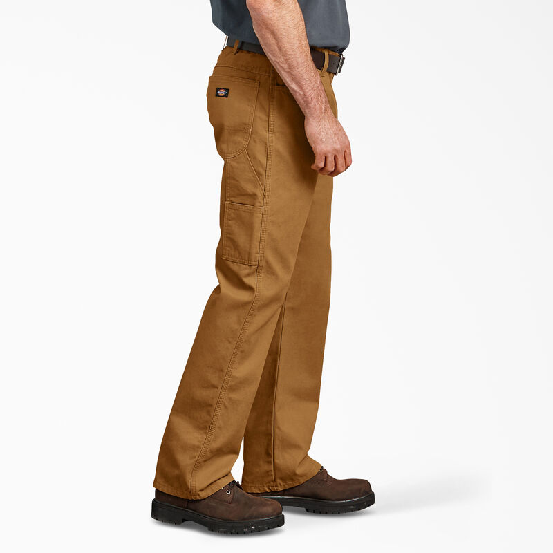 Dickies Relaxed Fit Duck Carpenter Pants Rinsed Brown Duck ID-Q7TwtjZl