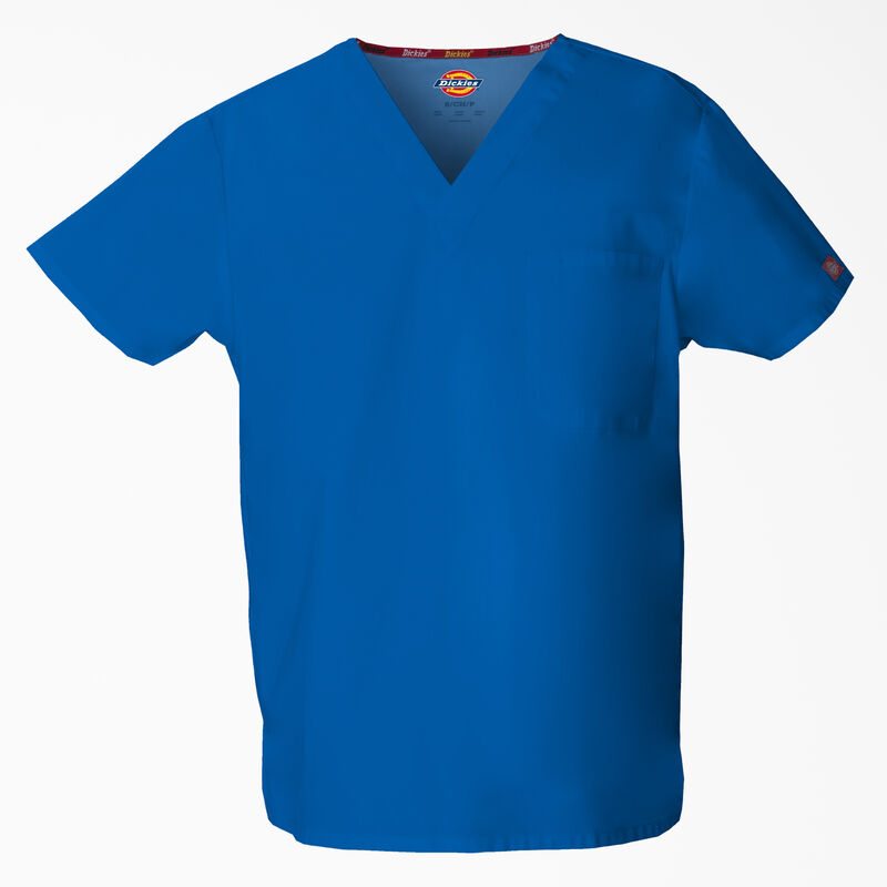 Dickies Unisex EDS Signature V-Neck Scrub Top Royal Blue ID-QCqFWKgh