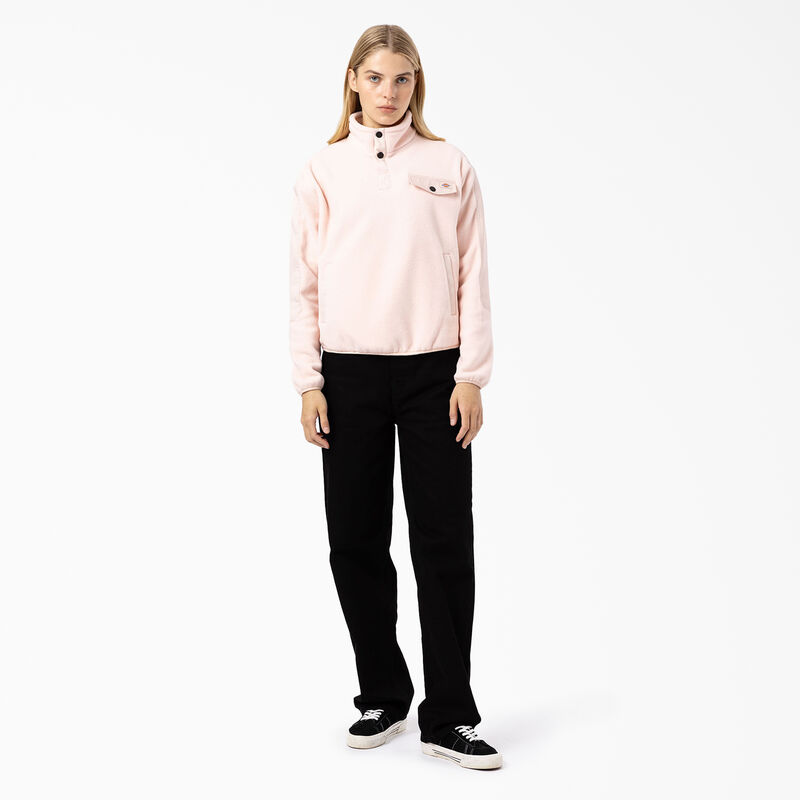 Dickies Port Allen Fleece Pullover Light Pink ID-QGBaNMkH