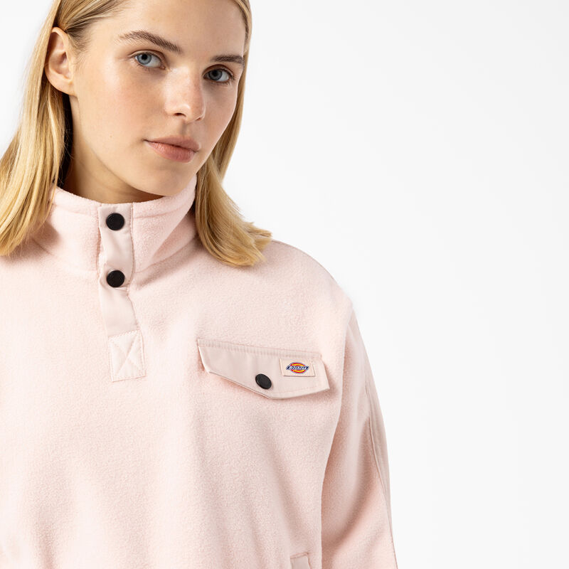 Dickies Port Allen Fleece Pullover Light Pink ID-QGBaNMkH