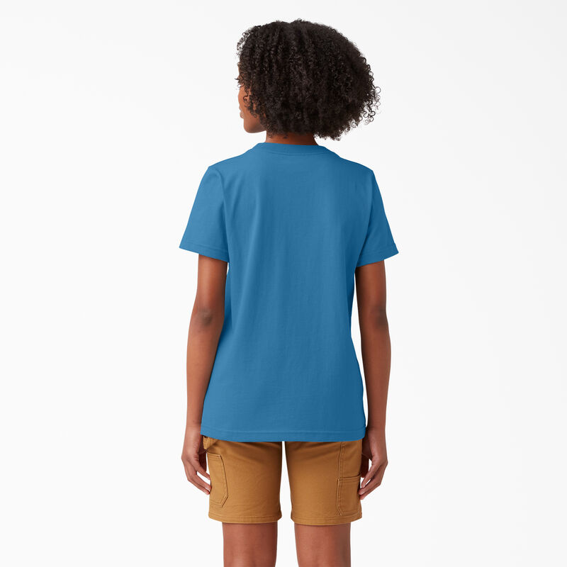 Dickies Heavyweight Short Sleeve Pocket T-Shirt Vallarta Blue ID-QNMULpjE