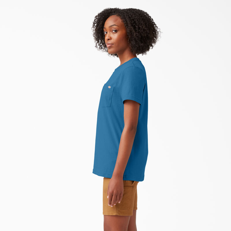 Dickies Heavyweight Short Sleeve Pocket T-Shirt Vallarta Blue ID-QNMULpjE