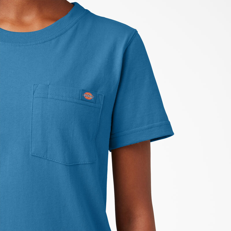 Dickies Heavyweight Short Sleeve Pocket T-Shirt Vallarta Blue ID-QNMULpjE