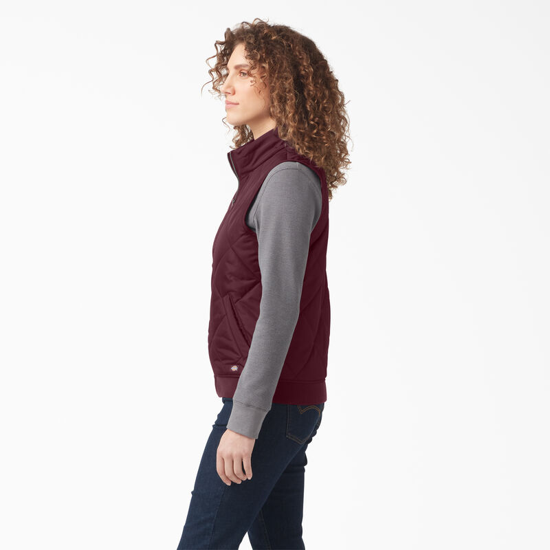 Dickies Quilted Vest Burgundy ID-QOSmtHdC