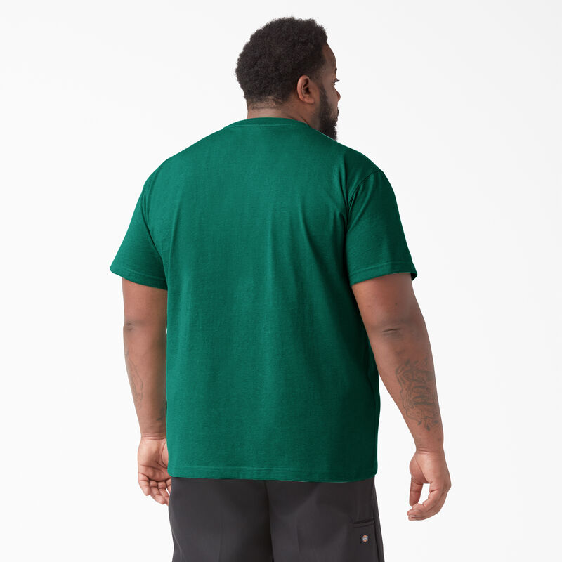 Dickies Heavyweight Heathered Short Sleeve Pocket T-Shirt Green Single Dye Heather ID-QU8VlFth