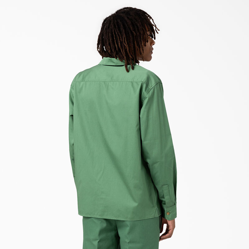 Dickies Westover Long Sleeve Shirt Dark Ivy ID-QUvLvFEi