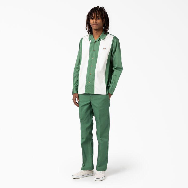 Dickies Westover Long Sleeve Shirt Dark Ivy ID-QUvLvFEi