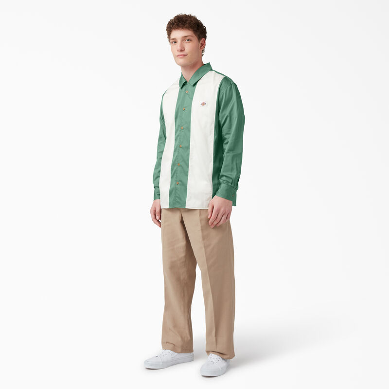 Dickies Westover Long Sleeve Shirt Dark Ivy ID-QUvLvFEi