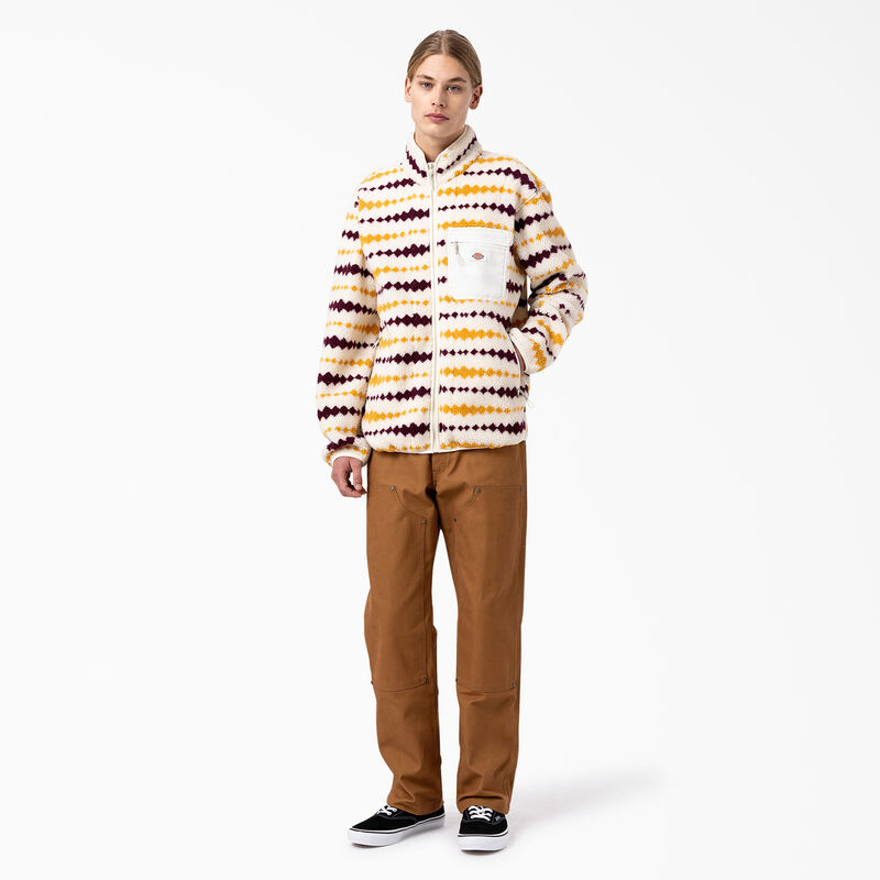 Dickies Falkville Fleece Jacket Ecru/Grape ID-QZ6csYJr
