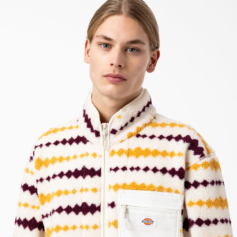Dickies Falkville Fleece Jacket Ecru/Grape ID-QZ6csYJr