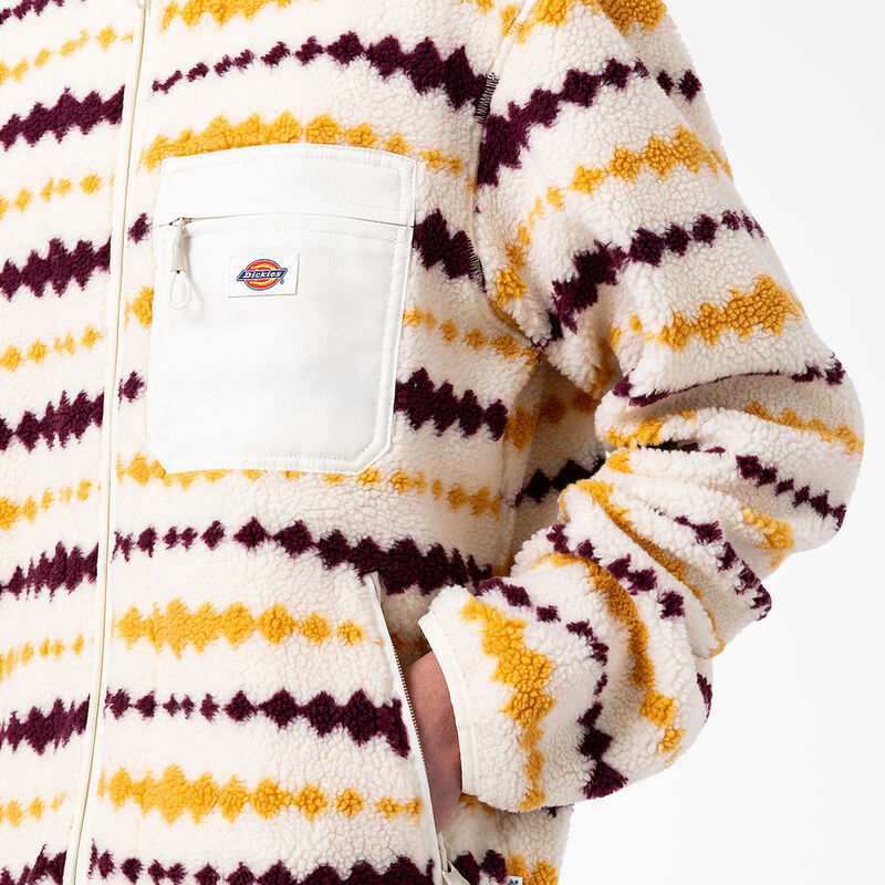 Dickies Falkville Fleece Jacket Ecru/Grape ID-QZ6csYJr