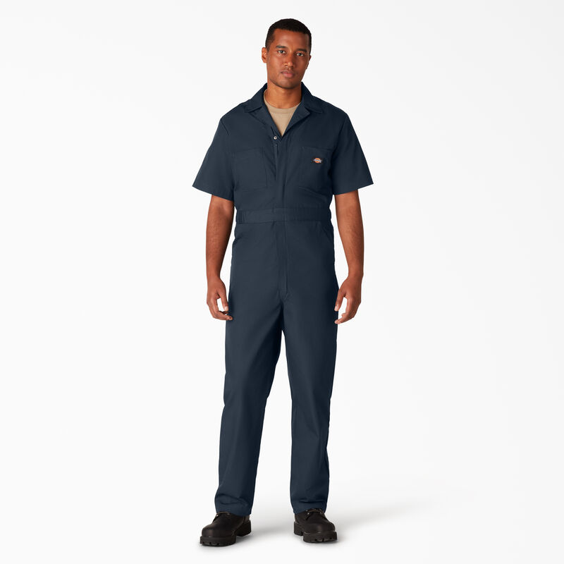 Dickies Short Sleeve Coveralls Dark Navy ID-Qd1DTkkm