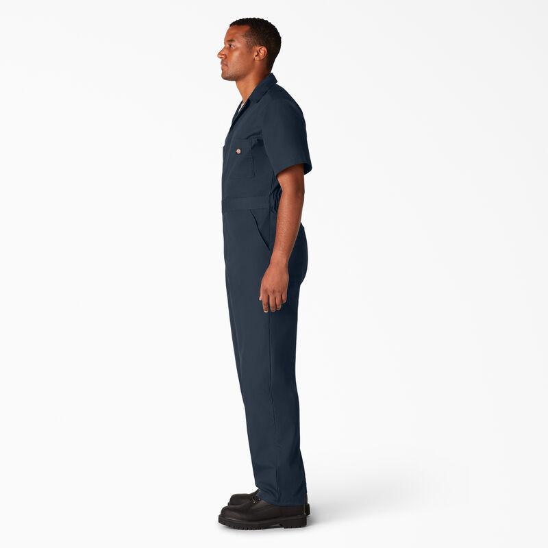 Dickies Short Sleeve Coveralls Dark Navy ID-Qd1DTkkm