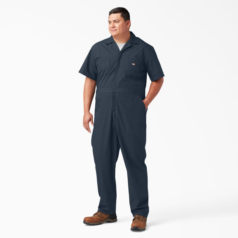 Dickies Short Sleeve Coveralls Dark Navy ID-Qd1DTkkm