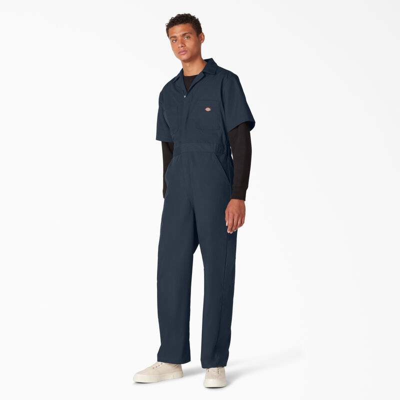 Dickies Short Sleeve Coveralls Dark Navy ID-Qd1DTkkm