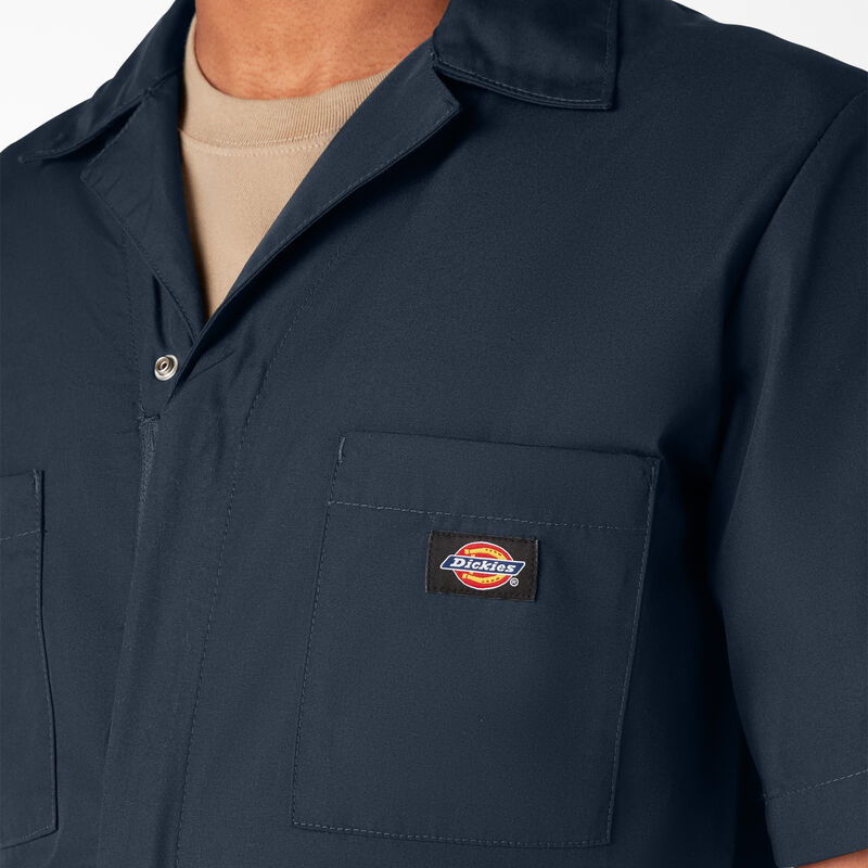 Dickies Short Sleeve Coveralls Dark Navy ID-Qd1DTkkm