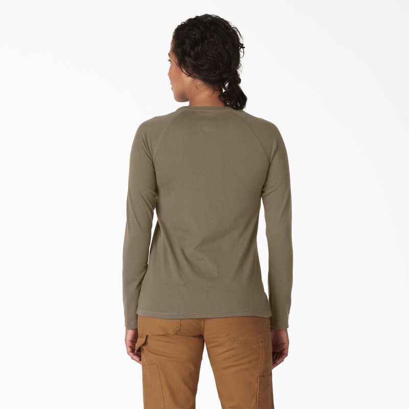 Dickies Cooling Long Sleeve Pocket T-Shirt Military Green Heather ID-Qh4O5Ge2