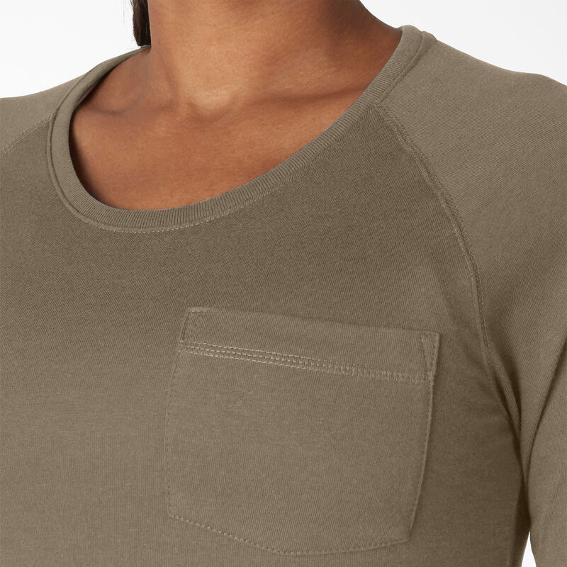 Dickies Cooling Long Sleeve Pocket T-Shirt Military Green Heather ID-Qh4O5Ge2