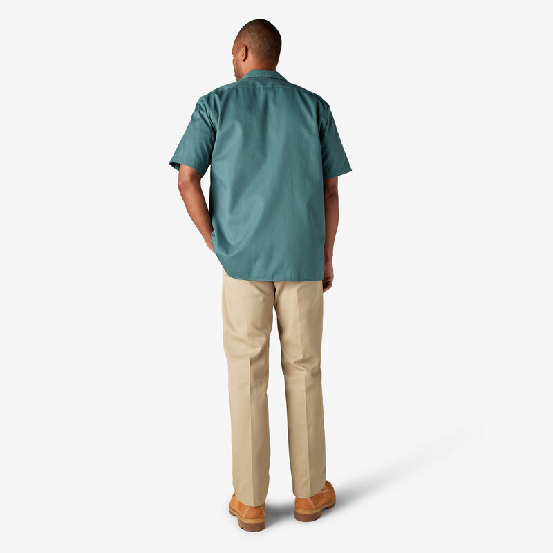 Dickies Short Sleeve Work Shirt Lincoln Green ID-QuJfZ9t3