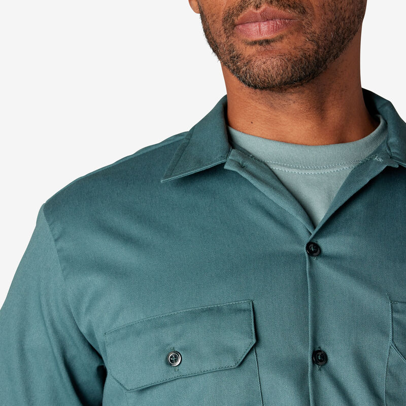 Dickies Short Sleeve Work Shirt Lincoln Green ID-QuJfZ9t3