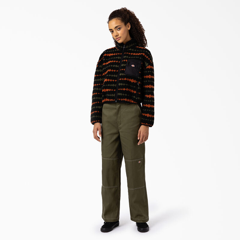 Dickies Falkville Fleece Jacket Black/Military Green ID-R1eDtIEM